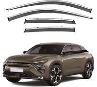 4 Pcs Car Wind Deflectors for Citroen C5 X MK3 2021 2022 2023+, Front Rear Side Window Visor Rain Smoke Guards Car Accessories