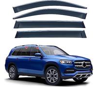MEOMO 4 Pcs Car Wind Deflectors for Mercedes-Benz GLS Class X167 2020 2021 2022 2023, Front Rear Side Window Visor Rain Smoke Guards Car Accessories