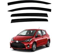 MEOMO 4 Pcs Car Wind Deflectors for Toyota YARIS Hatchback MK3-XP130 2011-2019, Front Rear Side Window Visor Rain Smoke Guards Car Accessories