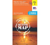 Meon Valley Map | Weatherproof | Portsmouth, Gosport & Fareham | Ordnance Survey | OS Explorer Active Map OL3 | England | Walks | Hiking | Maps | Adventure (OS Explorer Map Active): OL 03