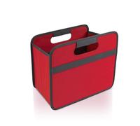 Meori Foldable folding box with handles and a compartment with two elastic mesh pockets. Ideal for tidying away., Polyester, red, Faltbox