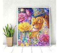 MEOSUEWI 5D Diamond Painting Kits for Adults, Landscape Abstract Diamond Art Kits Adults, Full Drill Crystal Art, DIY Cross Stitch Crafts Pictures Embroidery for Home Wall Decor 100x135cm PjY6494 X-N