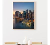 MEOSUEWI DIY Paint by Numbers City Architecture Painting by Numbers Kits On Canvas, with Paint Brushes and Acrylic Painting Kit 30x40cm for Kids and Adults Beginner Gifts, Home Decoration PjY4662 3-Q