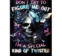 Meothan Diamond Art Kits for Adults, 5D DIY Skull Diamond Painting Kits for Adults Beginners, Diamond Dots Kits Gem Arts Crafts for Living Room Bedroom Offices Home Wall Decor 12X16 Inch