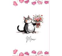Meow: A Cat Lover’s Blank Journal: Cute 6x9 Unlined Notebook for Sketching, Writing, and Creative Ideas