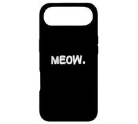 Meow A Tee That Says Meow Expressive Cat Human Design Case for iPhone Air