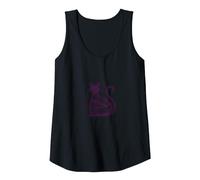Meow and Forever Cat Lover Paw Tank Top, Women, Black, XXL