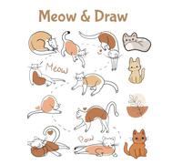 Meow & Draw: Cat Lovers Sketchbook for Kids - Cute Blank Drawing Pad with 120 Pages for Creative Doodles & Sketches (8.5 x 11)