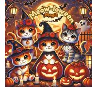 Meow-Loween Magic: Fall-Themed Coloring Book for Adults and Teens with Cute Spooky Cats and Creepy Creatures in Warm, Cozy Hygge Scenes (Cozy Spaces Coloring)