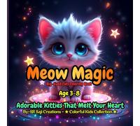 Meow Magic: Big-Eyed Cats Coloring Book: Adorable Kitties That Melt Your Heart - For Ages 3-8 (Big-Eyed Friends Coloring Series)