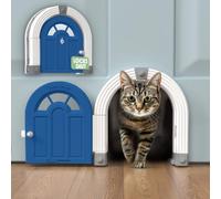 Meow Manor® Cat Door Interior Door - No-Flap, Interior Cat Door for Cats Up to 20 lbs, Easy DIY Setup, Secured Installation in Minutes, No Training Needed…