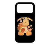 Meow Meow Funny Thanksgiving Day Turkey Cat Lover Kitten Case for iPhone 17 Pro Max