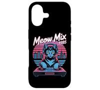 Meow Mix 1985 Retro Cat DJ Eighties Music Case for iPhone 17