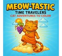 Meow-tastic: Time Travelers - Cat Adventures to Color: 50 Fun and Unique Coloring Pages with Cute Feline Explorers, Historical Outfits, Funny ... the World for Kids and Cat Lovers Alike