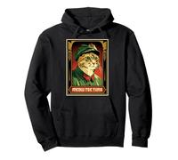 Meow Tse Tung Funny Mao Tse Tung Cat Lover Sarcastic Kitten Pullover Hoodie