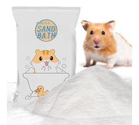 Meow&Woof Bath Sand for Hamster 2.2 lbs Dust Free Desert Sand or Potty Litter Sand for Chinchillas Gerbil Syrian Mice Small Animals Trial Version 2.2 Lbs
