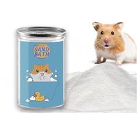Meow&Woof Hamster Bath Sand, 2.2 lbs Canned Dust Free Desert Sand for Chinchillas Buuny, Gerbil, Syrian Mice, Guinea Pig, Small Animals Bedding Cage Accessories