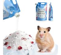 Meow&Woof Hamster Sand, 1 kg Chinchilla Bathing Sand, 100% Natural Desert Sand for Hamster Bath, Dust-free Litter Sand for Chinchillas, Gerbils, Syrian Mice & Small Animal Supplies (Blossom Fragrance)