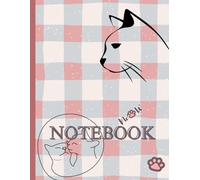Meow- writing journal: 90 - GSM, ruled, paperback