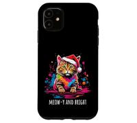 Meow-y and Bright Cute Cat Christmas Holiday Kitten Design Case for iPhone 11