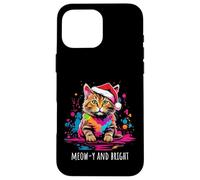Meow-y and Bright Cute Cat Christmas Holiday Kitten Design Case for iPhone 16 Pro Max