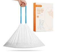 MeoWant Cat Litter Tray Liners, Drawstring Receptacles Bags for MeoWant MW-SC01/MW-SC02/MW-LR01/MW-LB02 Cat Litter Tray 20pcs