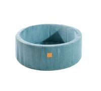 MeowBaby® Aesthetic Baby Foam Round Ball Pit 90x30cm without Balls Turquoise