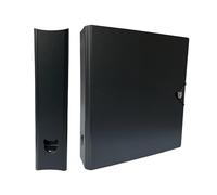 MEOWCAFE K-Keep A4 Plus 2 INCH Binder, Large Capacity Kpop Photocard Binder with 2 Backboards (Minimal Black)