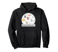Meowcrobiology Cat Science Microbiology Kitty Biology Pun Pullover Hoodie