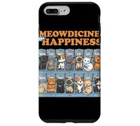 Meowdicine For Happiness Cats Pun Cute Kittens Cat Lover Case for iPhone 7 Plus/8 Plus