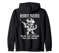 Meowdy Partner Cat You've Just Buttered Your Last Biscuit Zip Hoodie