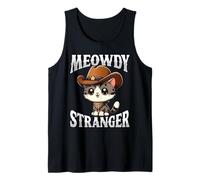 Meowdy Stranger Cowboy Cat Tank Top