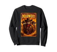 Meowdy Western Cowboy Cat Cowboys Kitty Sheriff Sweatshirt