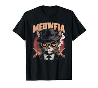 Meowfia Funny Cat Mafia Gangster T-Shirt