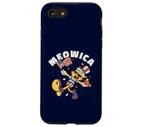 Meowica Cat Independence Day 4th July USA Flag America Cats Case for iPhone SE (2020) / 7 / 8