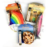 Meowijuana | Toy Bundle 2 | Get Higher Kite, Get Baked Cookie, and Get Smoked Fish | Promotes Play and Cat Health | Includes Organic Catnip