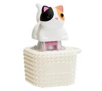 Meowing Cat Fidget Toy, Adorable Sound Toy, Cats Keyboard Clicker, Meowing Cats Stress Relief with Realistic Sound, For Home, School, Studio, Travelling (A)