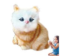 Meowing Cat Robot - Interactive Cat for Girls and Boys | Robotic Kitten Talking, Moving and Responsing Touch, Educational Toy for Kids, Creates Creative for Fun