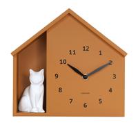 Meowing Cat Wall Clock Karlsson Sitting Cat Meowing Wall Clock