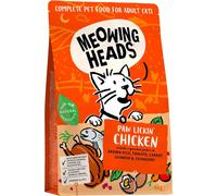 Meowing Heads Complete Dry Cat Food 4kg - Paw Lickin' Chicken - Vet Approved
