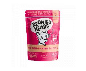 Meowing Heads So-fish-ticated Salmon Cat Wet Food - 10 x 100g