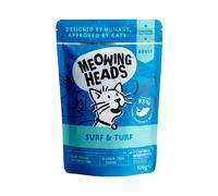 Meowing Heads Surf & Turf - Saver Pack: 20 x 100g