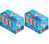 Meowing Heads Wet Cat Food - Variety Pack - 93% Natural Turkey, Chicken, Beef & Fish Pouches with No Artificial Flavours, Grain-Free Recipe (10 x 100g) (Pack of 2)