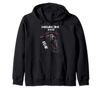 Meowing Time Is Over It's Time To Roar - Roaring Lion Zip Hoodie