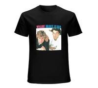 MEOWKIT Wham! Make It Big Adult T Shirt Pop Music Black S
