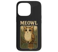 Meowl - Funny Meow Cat Owl Brainrot Meme Gaming Slang Case for iPhone 13 Pro