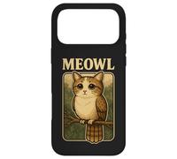 Meowl - Funny Meow Cat Owl Brainrot Meme Gaming Slang Case for iPhone 17 Pro Max