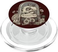 Meowmento Mori Cat Vintage Latin Phrase Cat PopSockets PopGrip for MagSafe