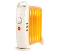 Meown 7-Fin Oil Filled Radiator Heater, Portable Electric Room Heater with Thermostat, Overheat Protection, Silent Operation, Carry Handle, Energy-Efficient Warmer for Home, Bedroom & Office