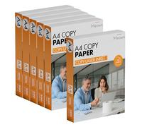 Meown A4 Printer Paper 80gsm - Premium Bright White Copy Sheets, Jam-Free Sheets for Inkjet, Laser & Copier | Acid-Free Bulk Paper Ream for Office Printing, Copying & Writing - 500 Sheets (1 Ream)